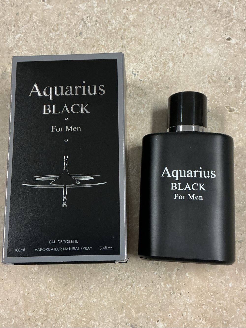 Aquarius Black For MeN 3.4 Fl.oz